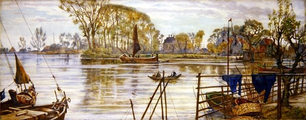 Rostock (akvarell på papper) av Andrew Brown Donaldson