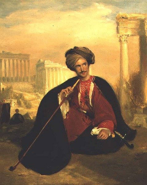 Porträtt av George Cumming i en turkisk kostym av Andrew Geddes