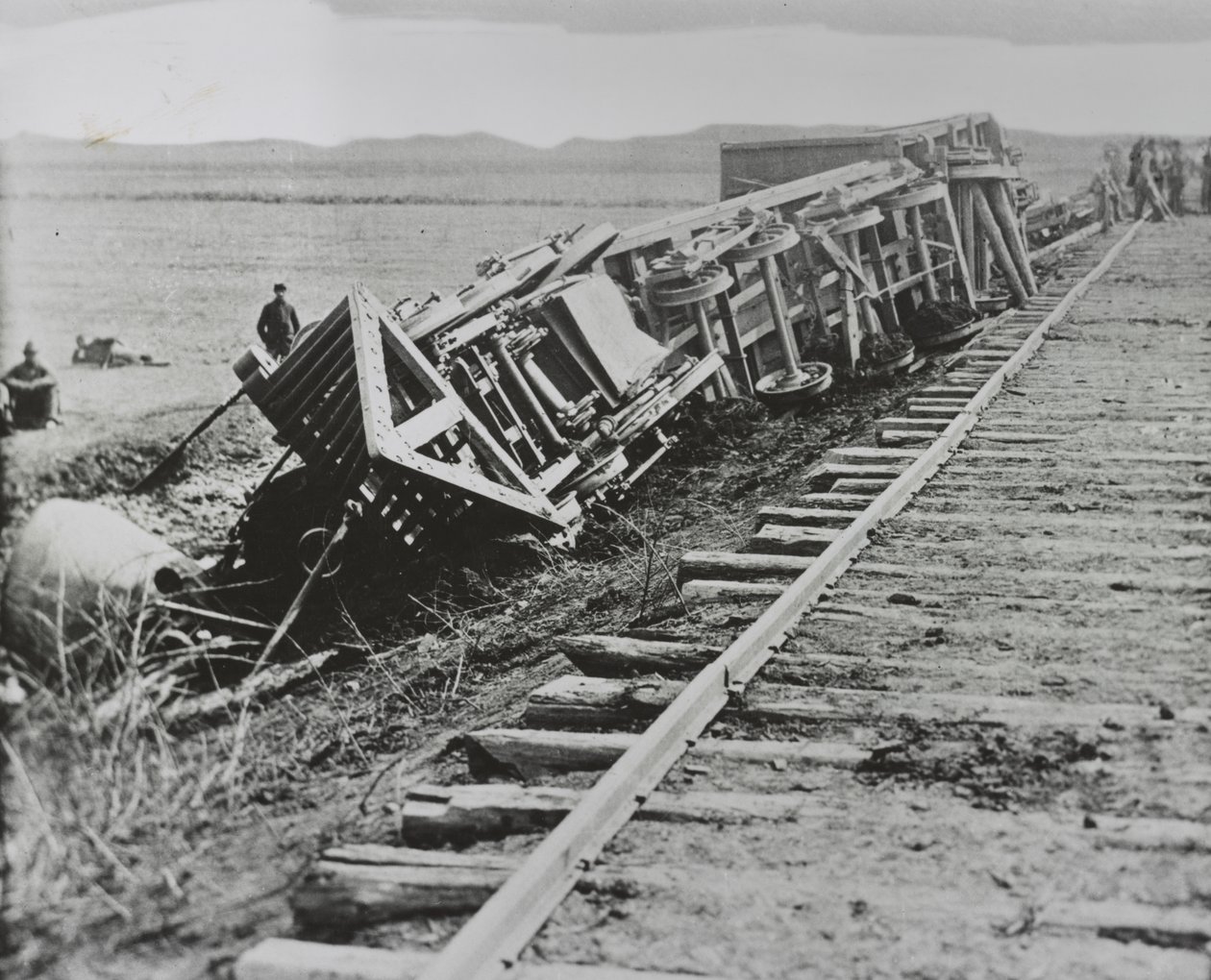 Urspårade tåg, Manassas, Virginia av Andrew Joseph Russell