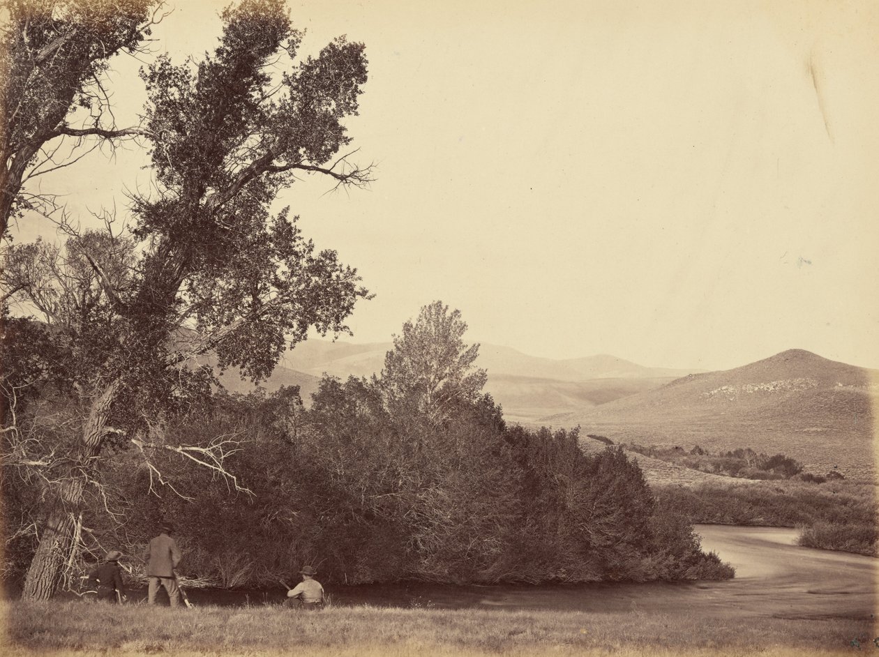 Plåt 20. Laramie-flodens källa,1869 (foto) av Andrew Joseph Russell