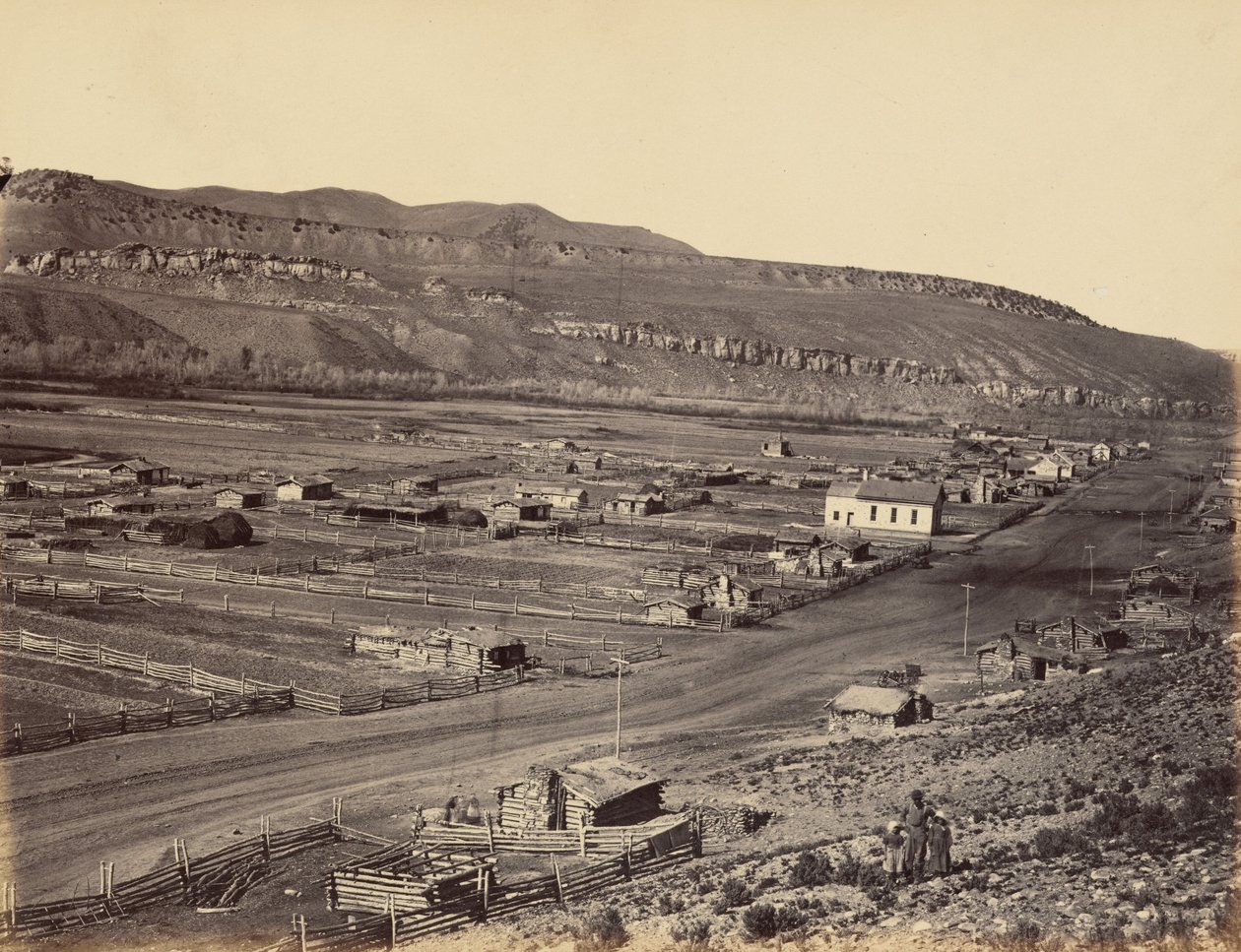 Plåt 36. Coalville, Weber Valley,1869 (foto) av Andrew Joseph Russell