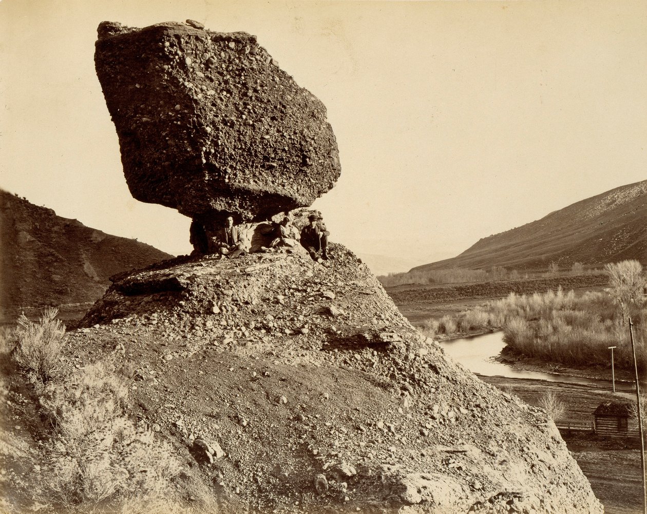 Sphinx of the Valley, från The Great West Illustrated i en serie fotografiska vyer över kontinenten tagna längs Union Pacific Railroads linje västerut från Omaha, Nebraska av A.J. Russell, volym I av Andrew Joseph Russell