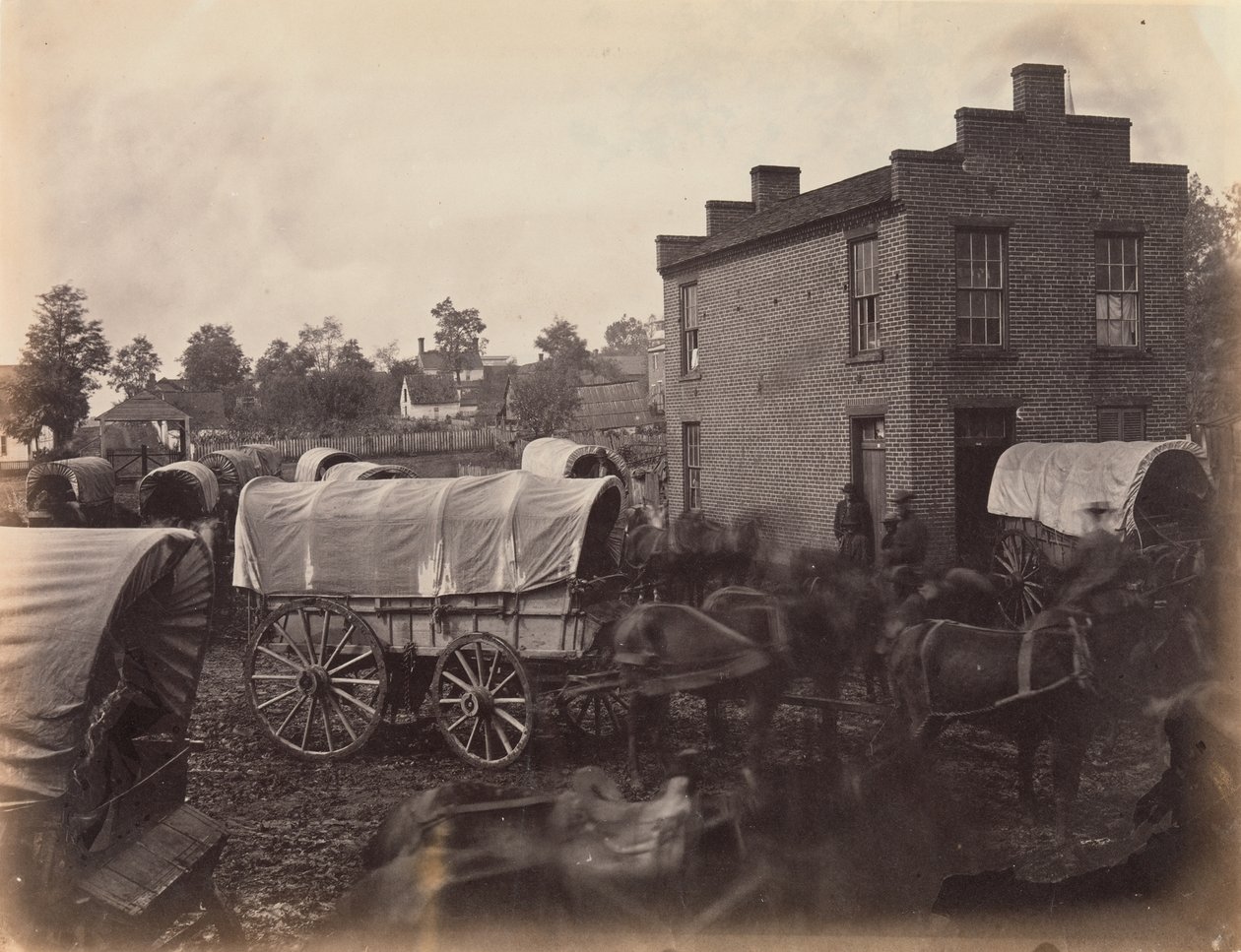 Gatuscen, Culpeper, Virginia av Andrew Joseph Russell
