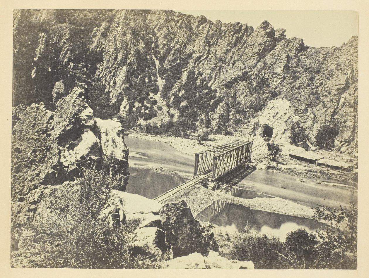 Tunnel nr 3, Weber Canon, Utah av Andrew Joseph Russell