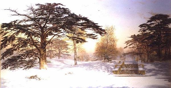 Otrampad snö inom tre miles från Charing Cross; Holland Park av Andrew MacCallum