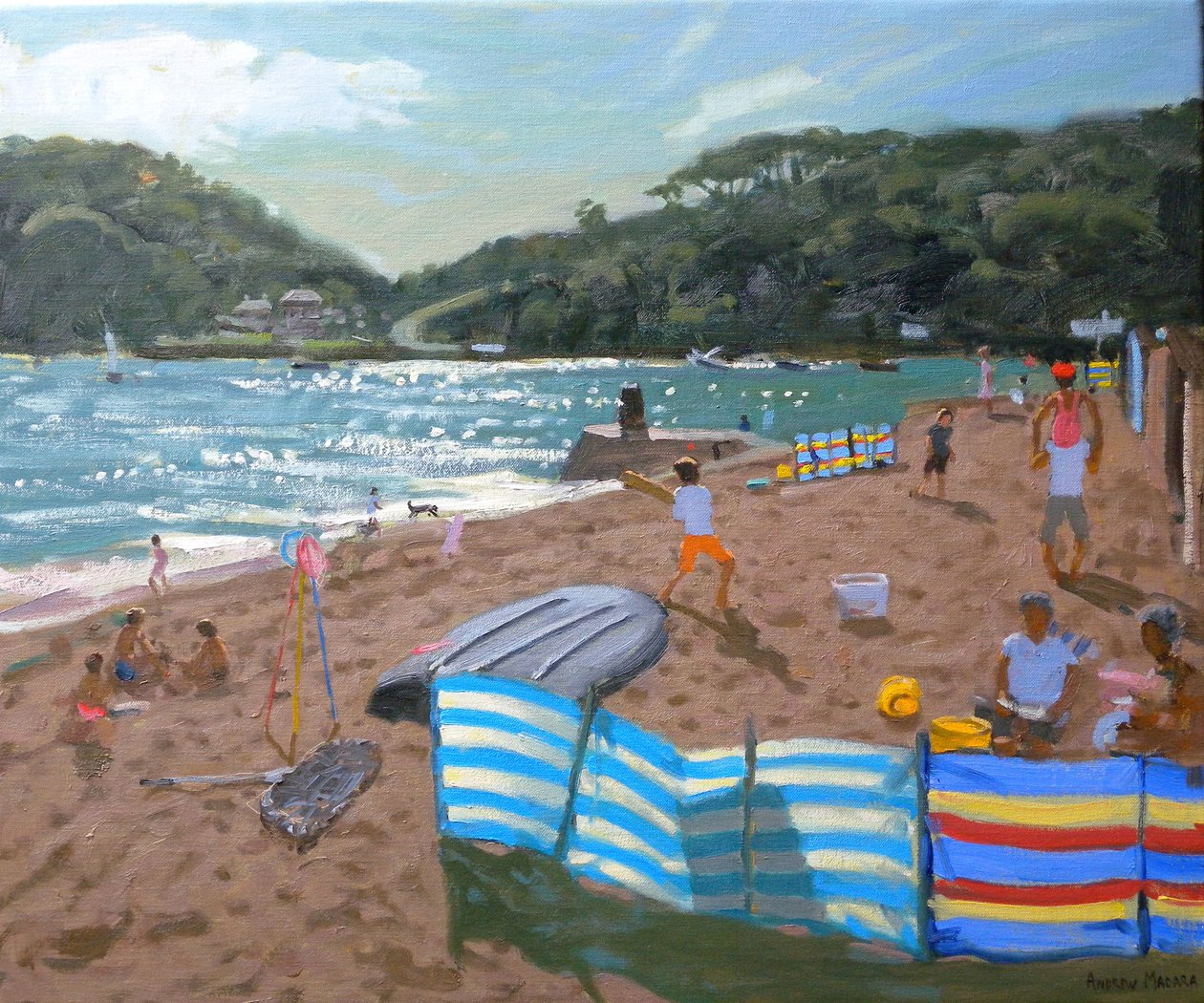 Cricket, 2010 (olja på duk) av Andrew Macara