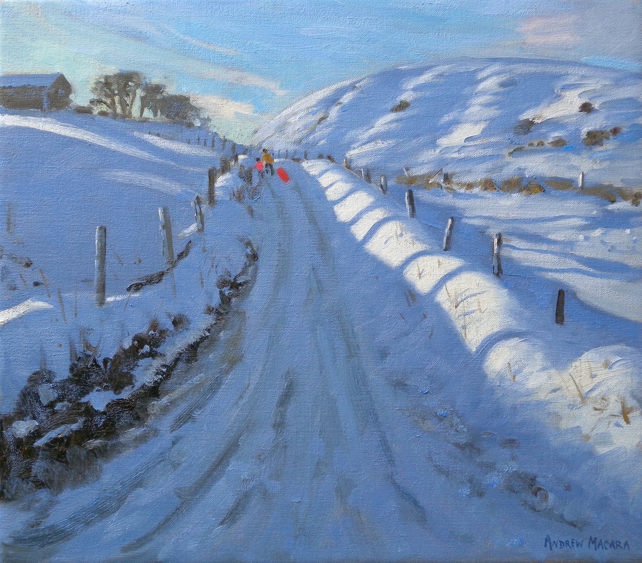 Duvhuvud, 2011 (olja på duk) av Andrew Macara