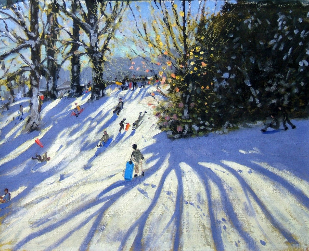 Tidig snö, Darley Park av Andrew Macara