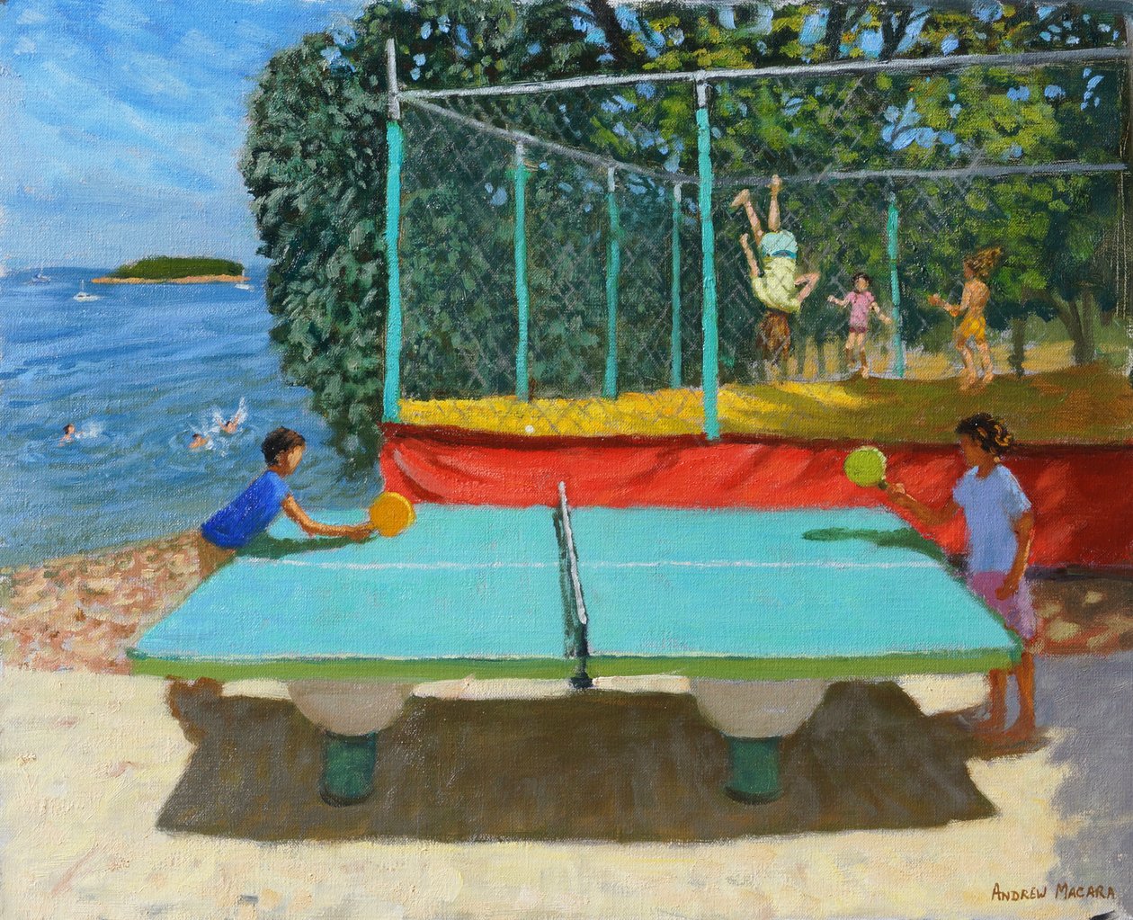 Ping Pong, Vrsar, Kroatien, 2022 av Andrew Macara