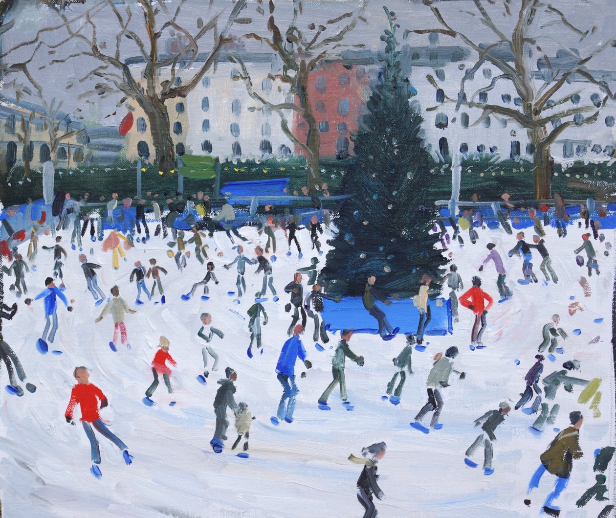 Skridskoåkning, Naturhistoriska museet, 2012 av Andrew Macara