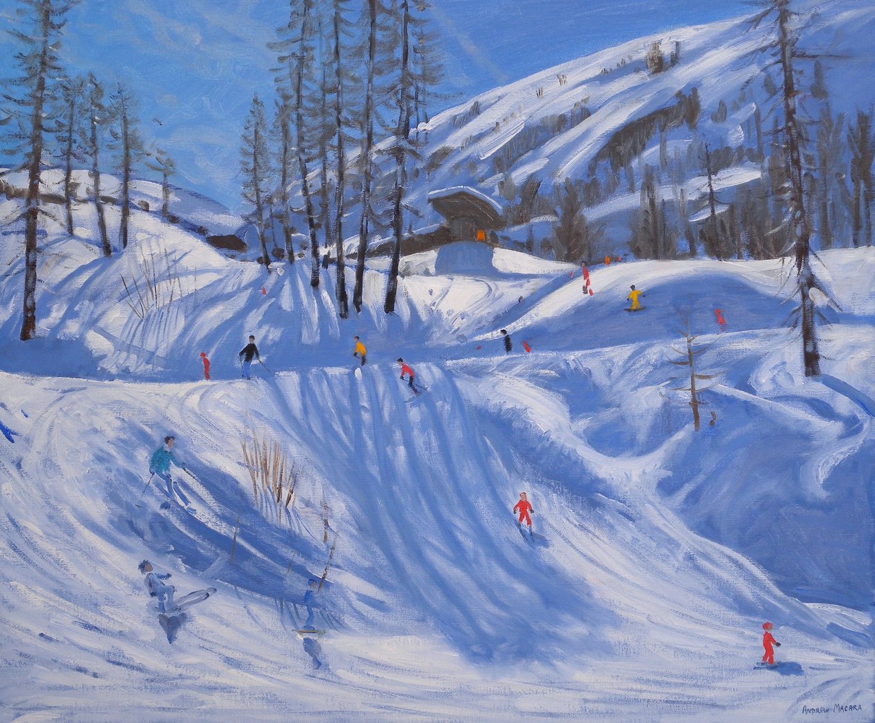 Skidstation, Tignes, 2009 av Andrew Macara