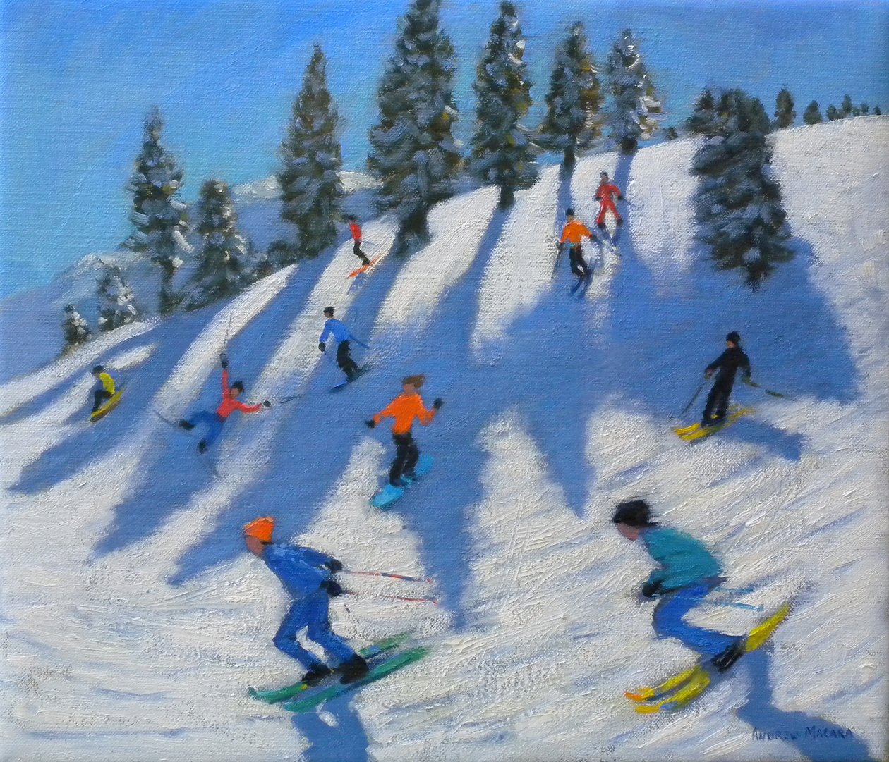 Skidåkare, Lofer, 2010 av Andrew Macara