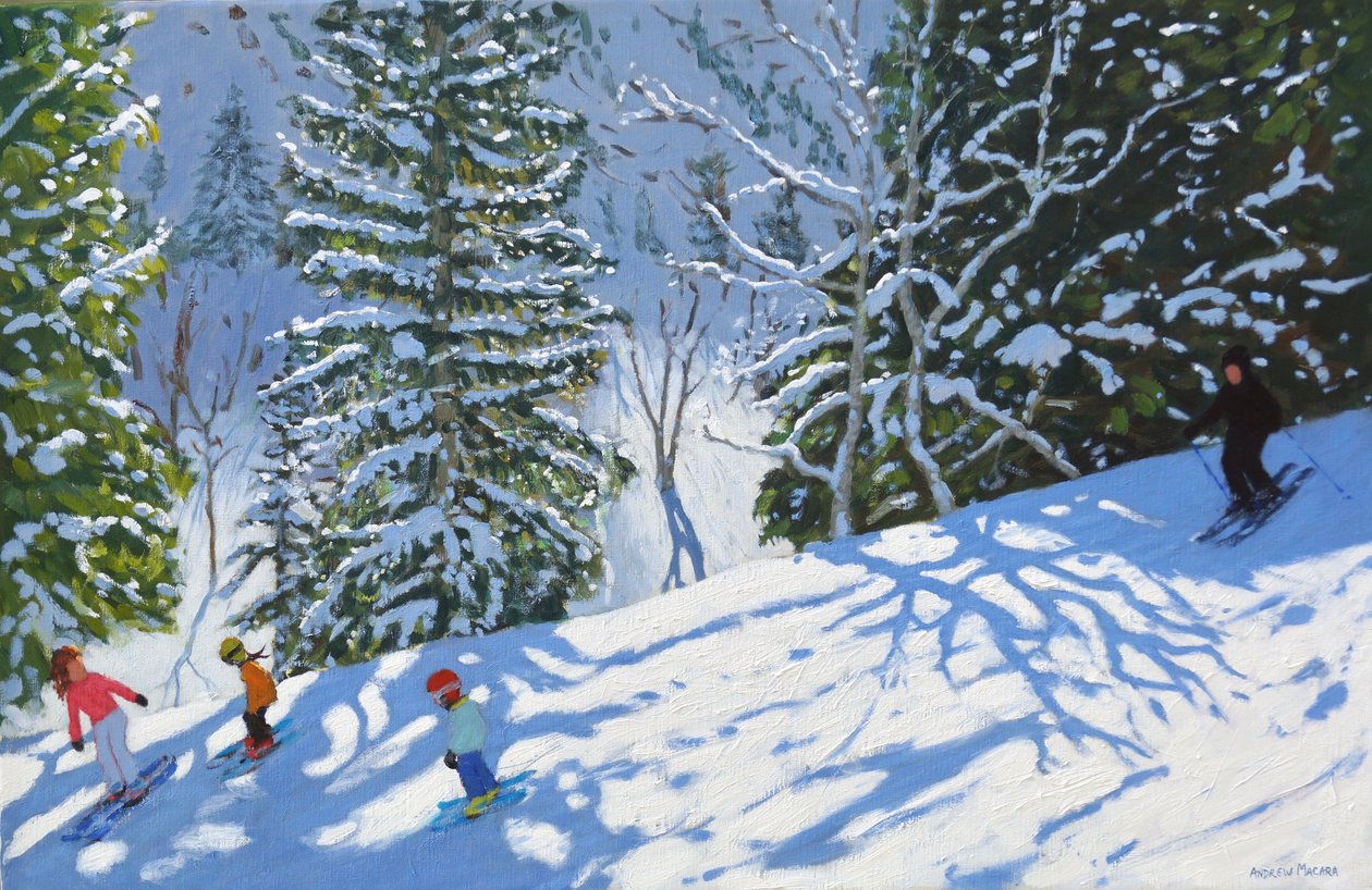 Skidåkning Courchevel till La Tania, 2019 av Andrew Macara
