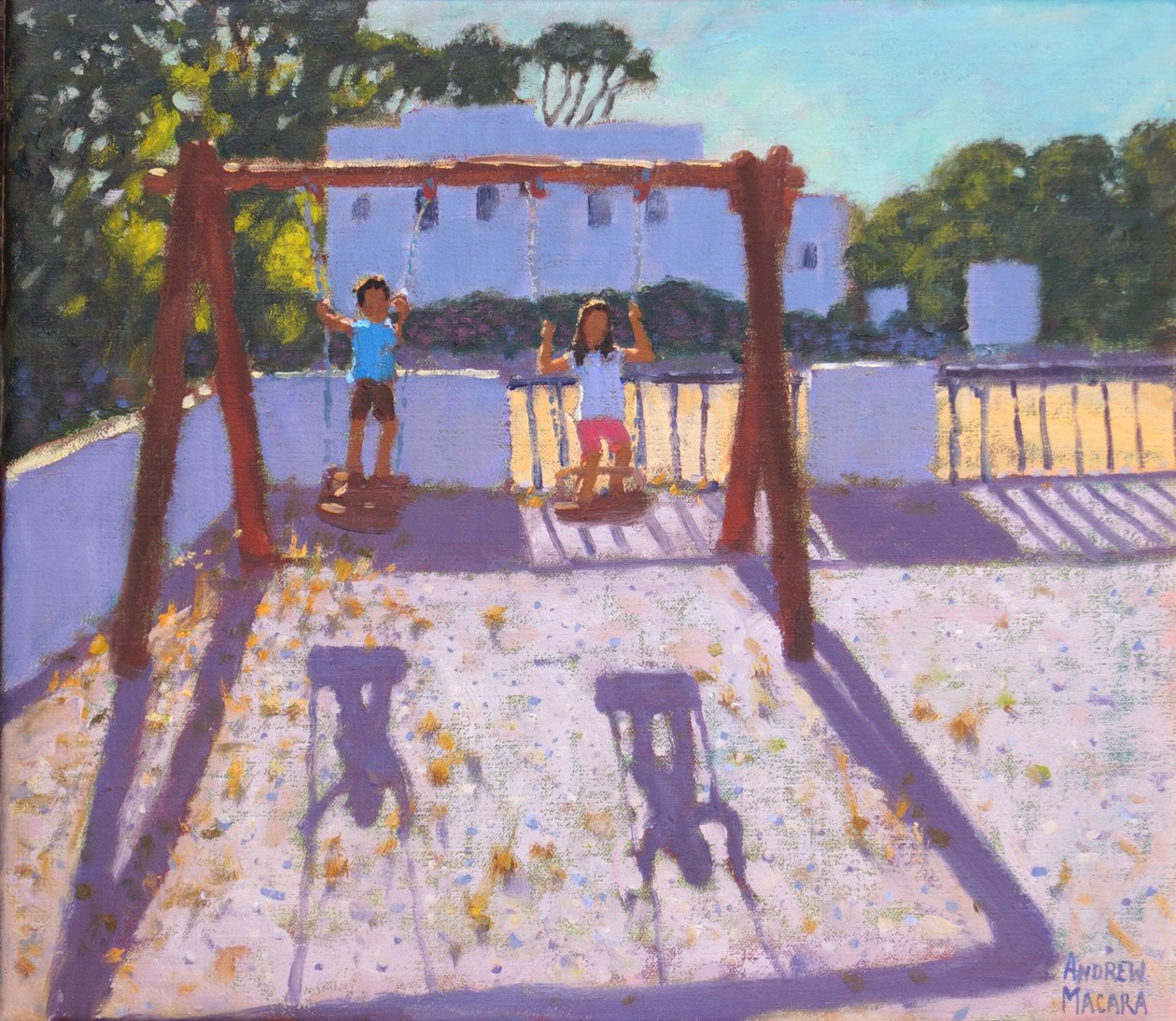 Sommarswing, Folegandros, Grekiska öarna, augusti 2017, av Andrew Macara