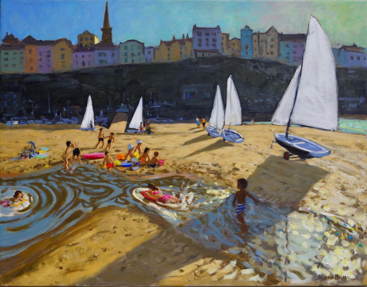 Tenby Regatta ,2017 av Andrew Macara