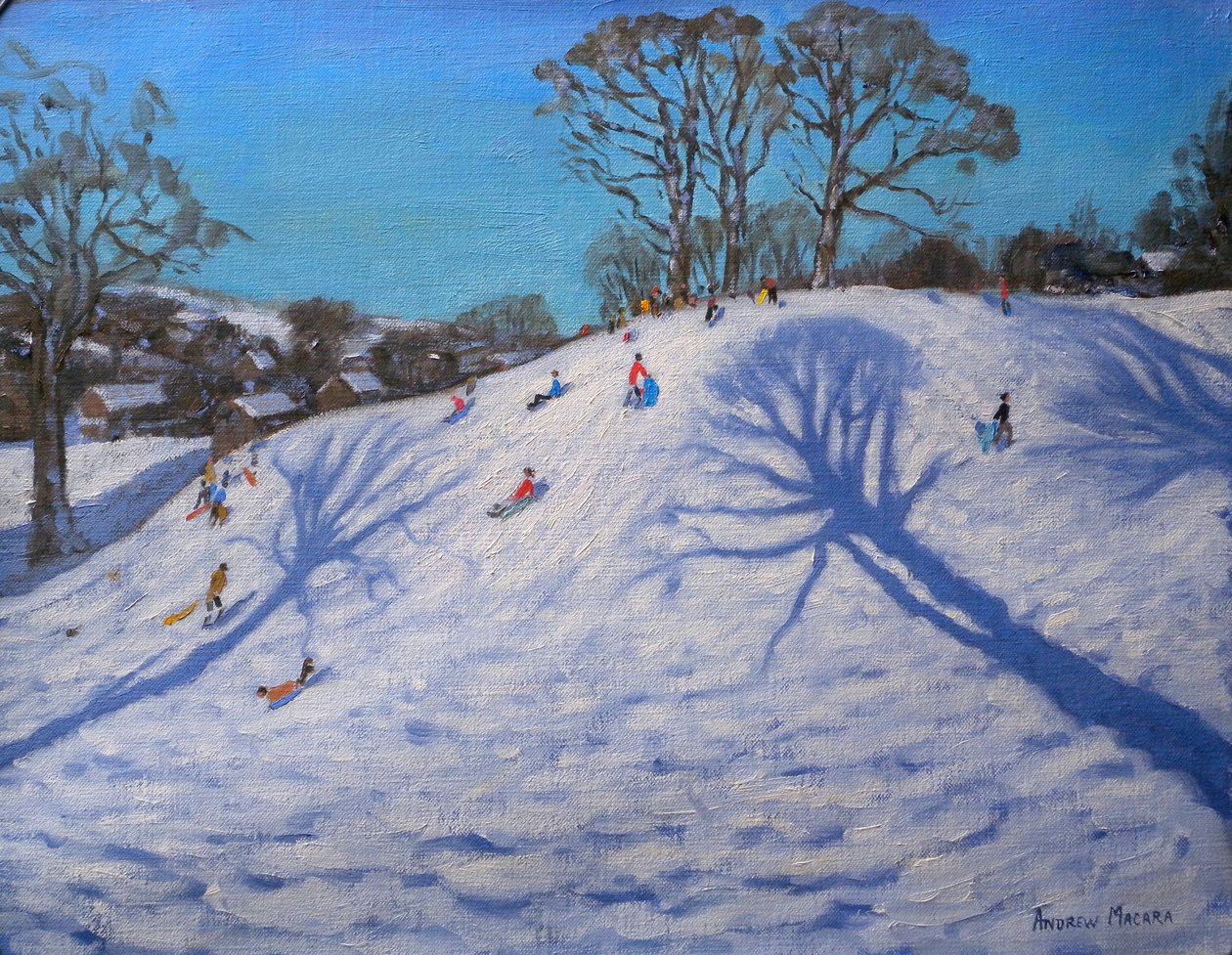 Two Tree shadows, Bolehill, Wirksworth, 2009 av Andrew Macara