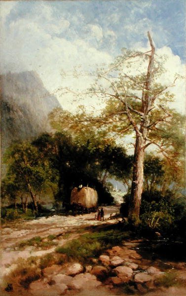 Sommar i Lehigh Valley, Pennsylvania (olja på duk) av Andrew Melrose