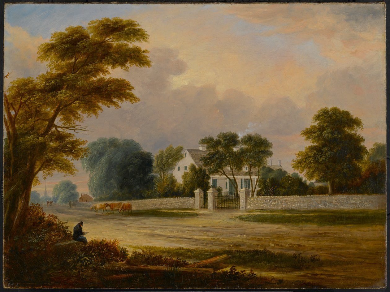 The Bergen Homestead, 1830-talet av Andrew Richardson