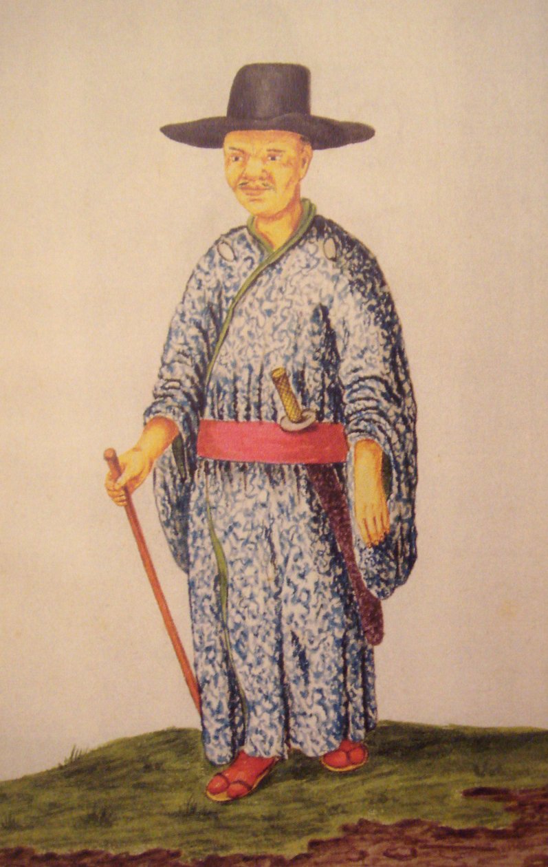 Japansk kristen i Jakarta cirka 1656 av Andries Beeckman av Andries Beeckman