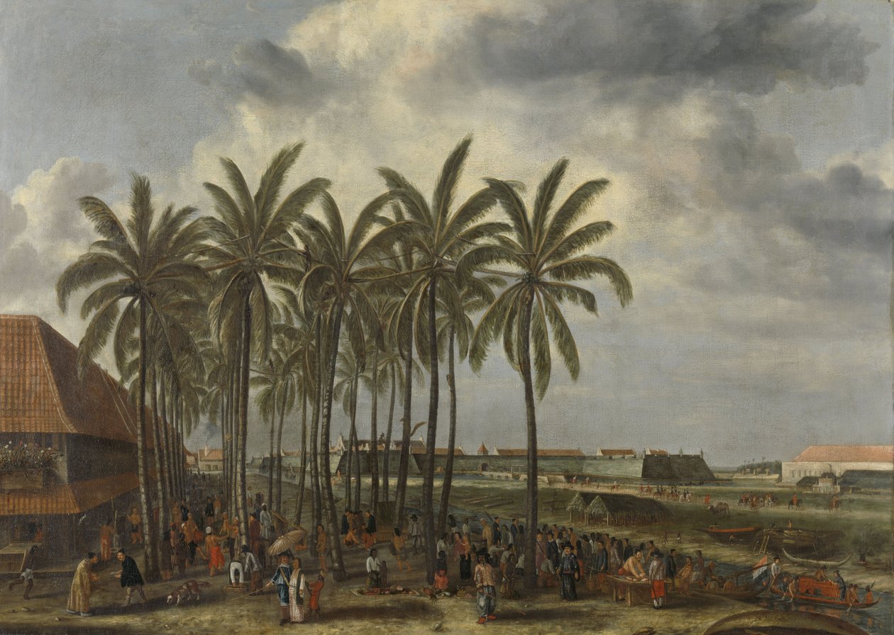 Slottet i Batavia, 1661 av Andries Beeckman
