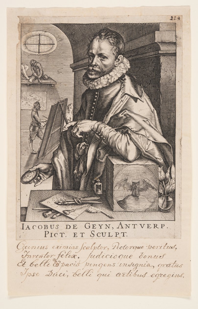 Jacob de Gheyn II av Andries Stock