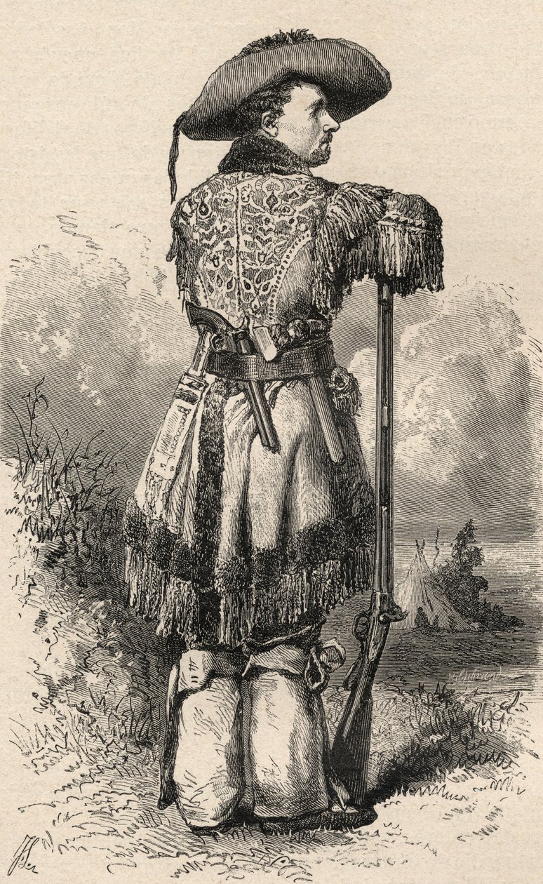 Charles H. Utter, aka Colorado Charlie, illustration från 