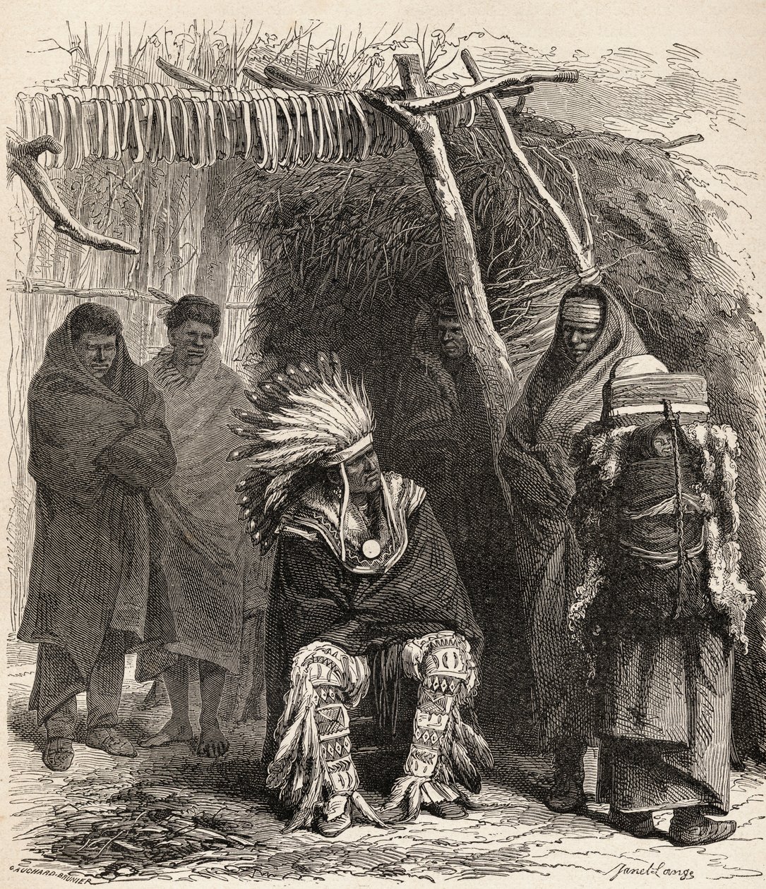 Peter La Cherre, illustration från 