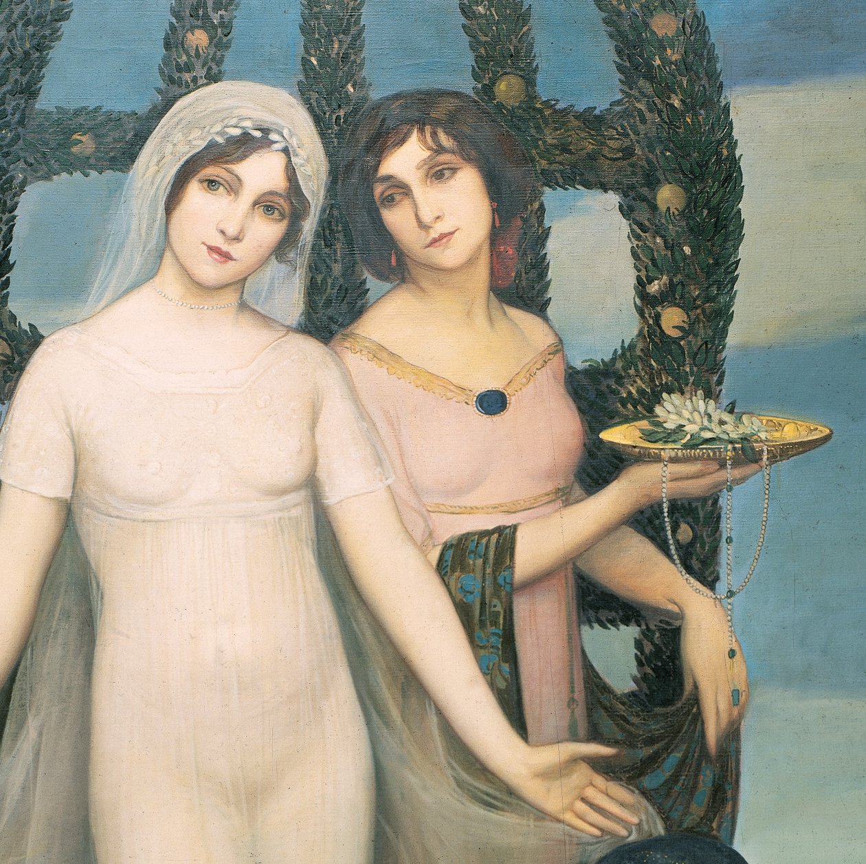 La novia, ca 1910 (olja på duk) av Ángel Zárraga