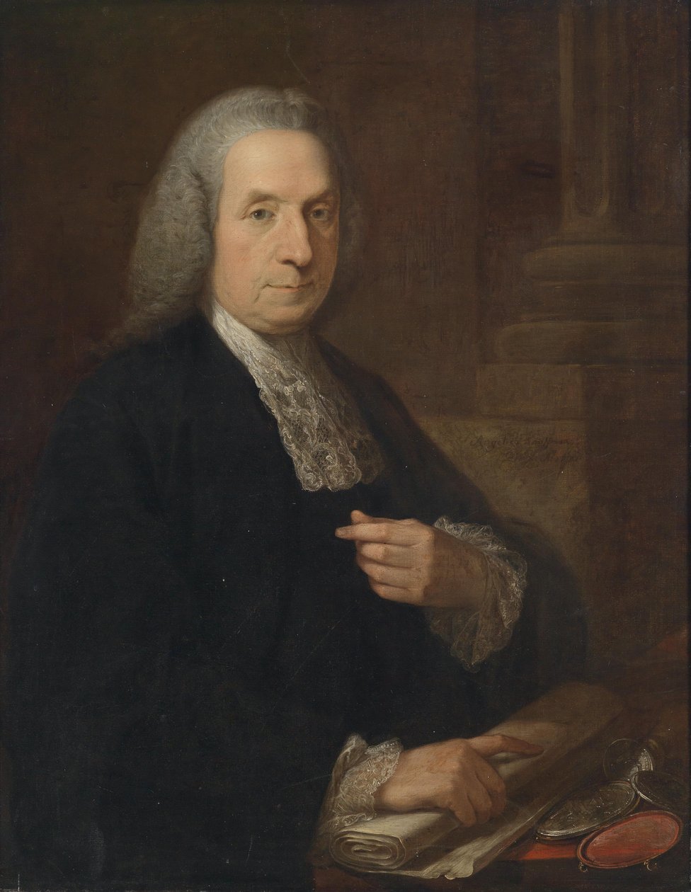 Porträtt av den irländska advokaten och politikern Philip Tisdall SL (1703–1777), av Angelica Kauffmann