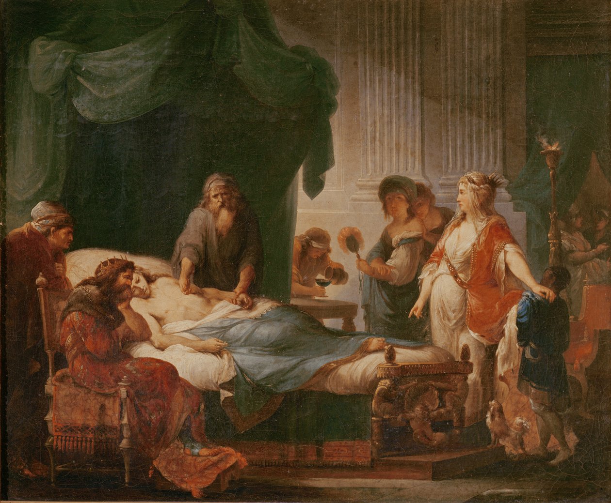 Antiochus och Stratonice av Angelica Kauffmann