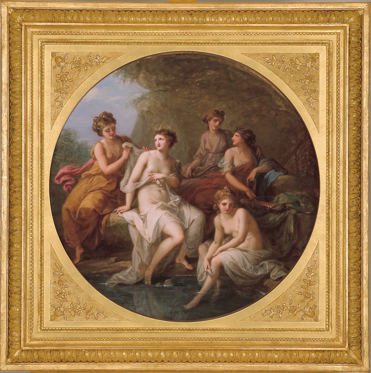 Diana och hennes nymfer badar av Angelica Kauffmann