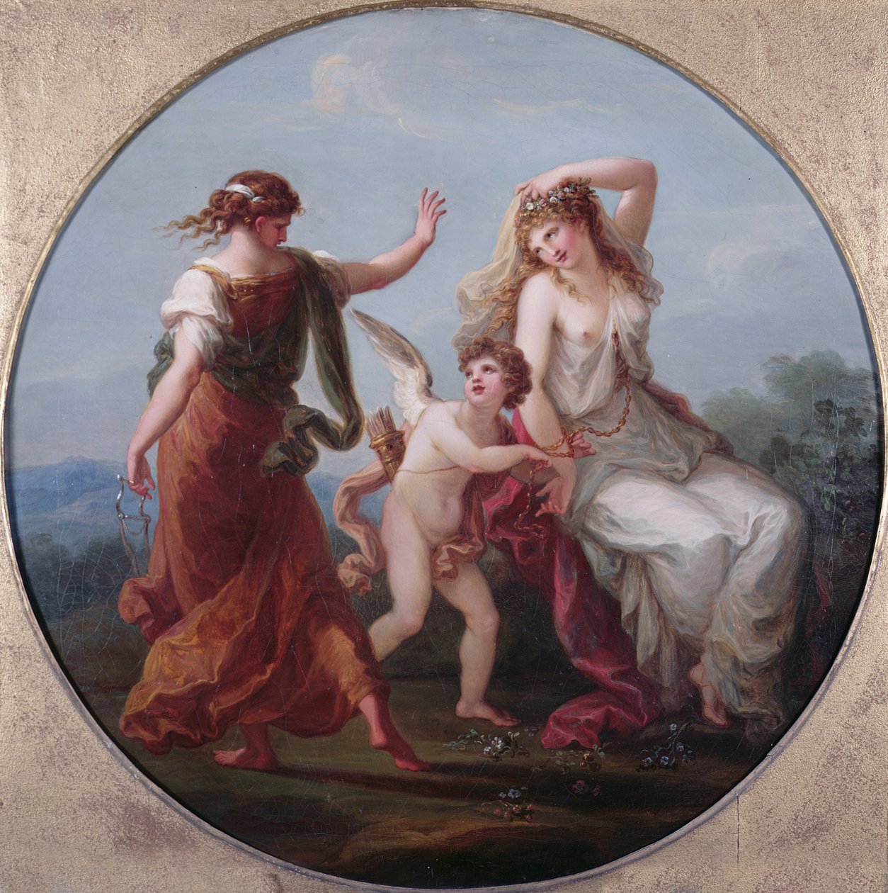 Kärlek som besegrar försiktighet av Angelica Kauffmann