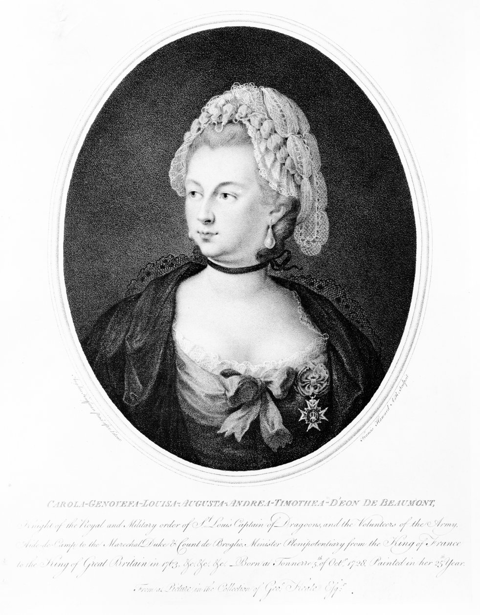 Porträtt av Chevalier d