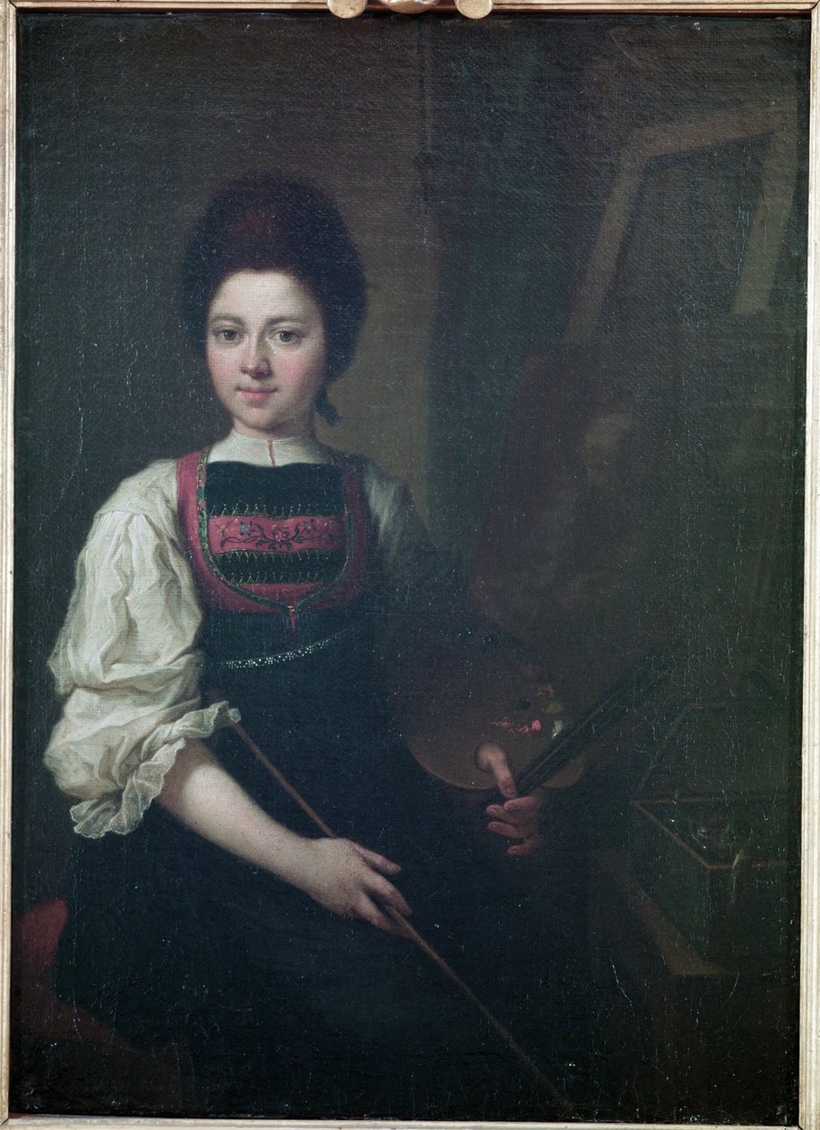 Självporträtt, 1763 av Angelica Kauffmann