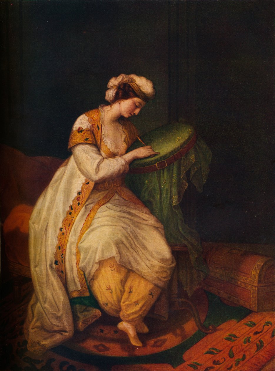 Morgonnöjen, c1784 av Angelica Kauffmann