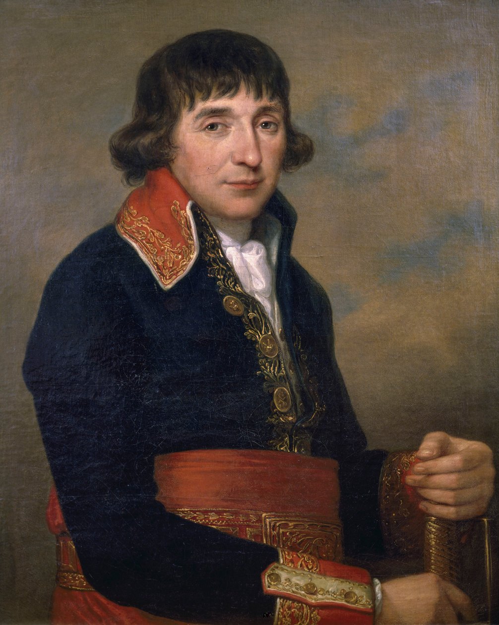 Porträtt av Augustin de Lespinasse (1737-1816), fransk general av Angelica Kauffman