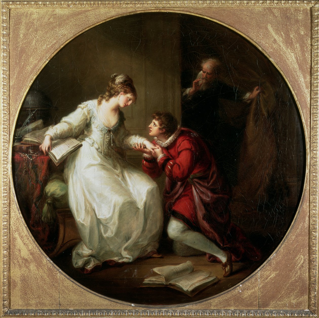Abelard ber om Heloises hand av Angelica Kauffmann