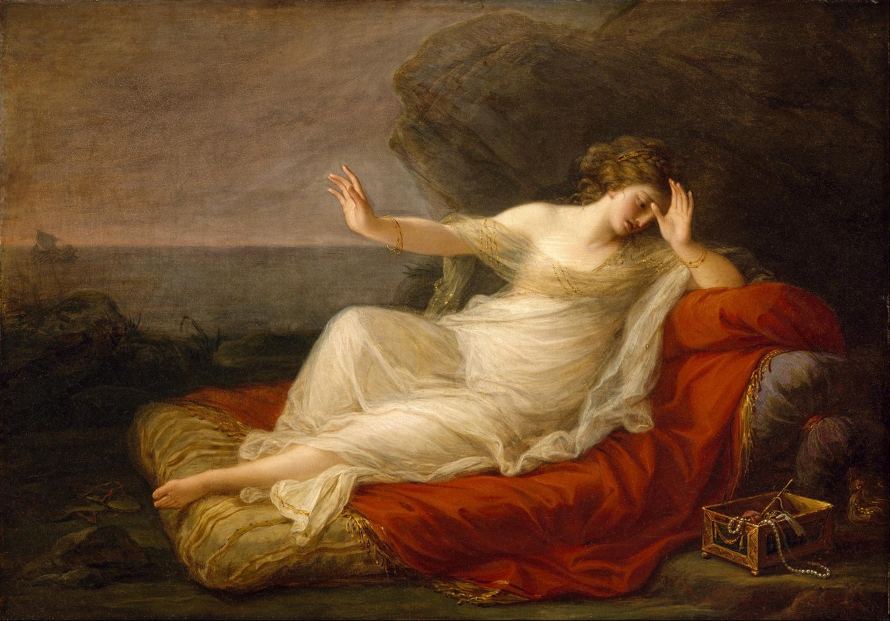 Ariadne övergiven av Theseus av Angelica Kauffmann
