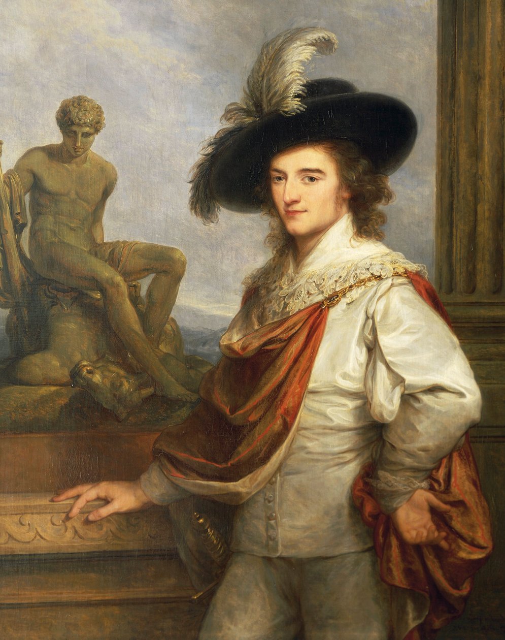 Austria, Vienna, suauu i luga o le tapoleni ata o Austrian ao aoina, Joseph Johann Graf Friesswed av Angelica Kauffmann