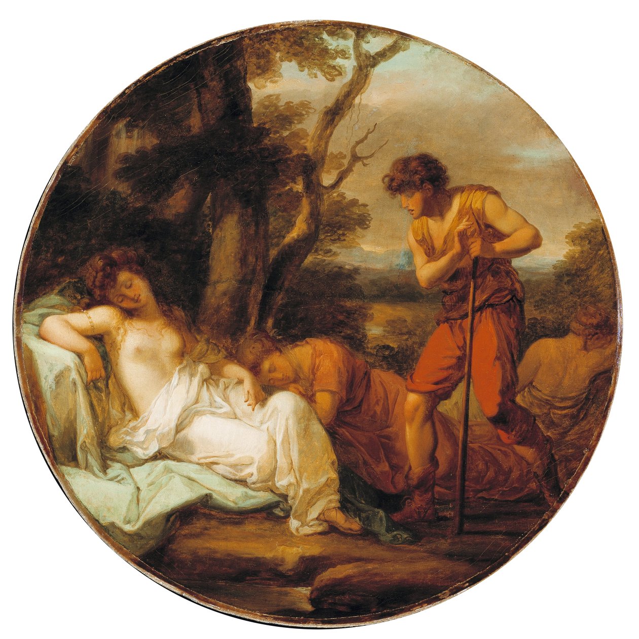 Cymon och Iphigenia av Angelica Kauffmann
