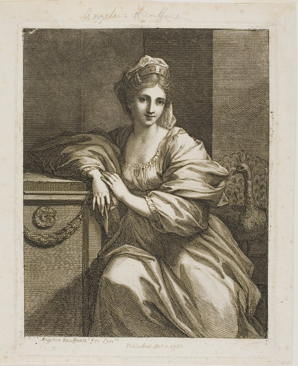 Juno och påfågeln av Angelica Kauffmann