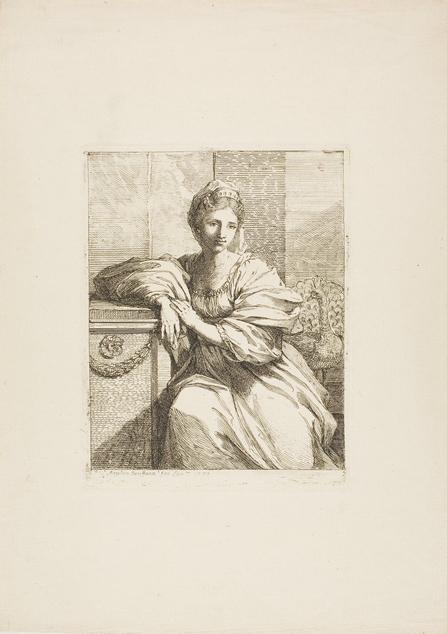 Juno och påfågeln av Angelica Kauffmann