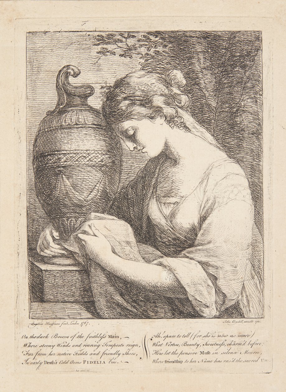 Kvinnan vid urnan av Angelica Kauffmann