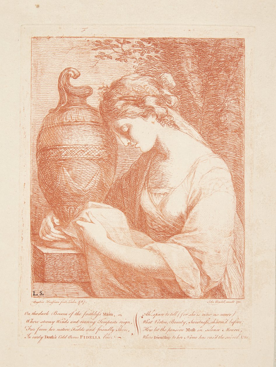 Kvinnan vid urnan av Angelica Kauffmann