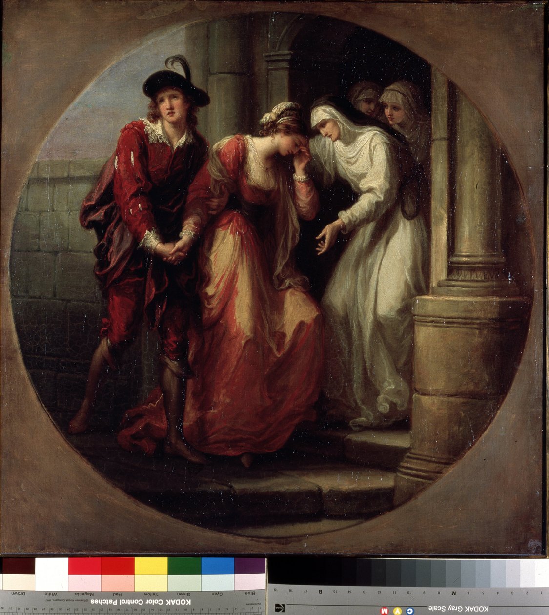 "" Separationen av Abelard (mästare Pierre Abailard (eller Pierre Abailard av Angelica Kauffmann