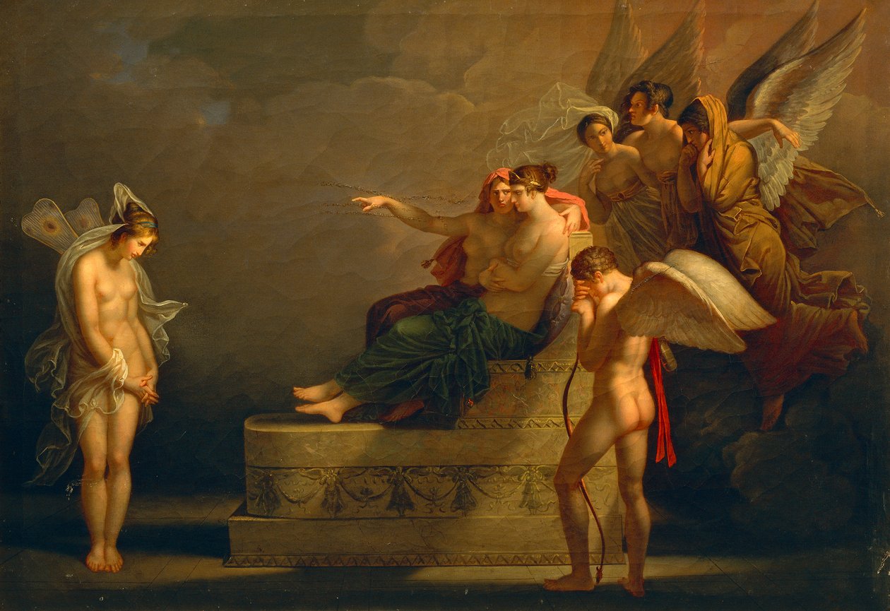 Legenden om Amor och psyke, av Angelica Kauffmann (1741-1807) av Angelica Kauffmann
