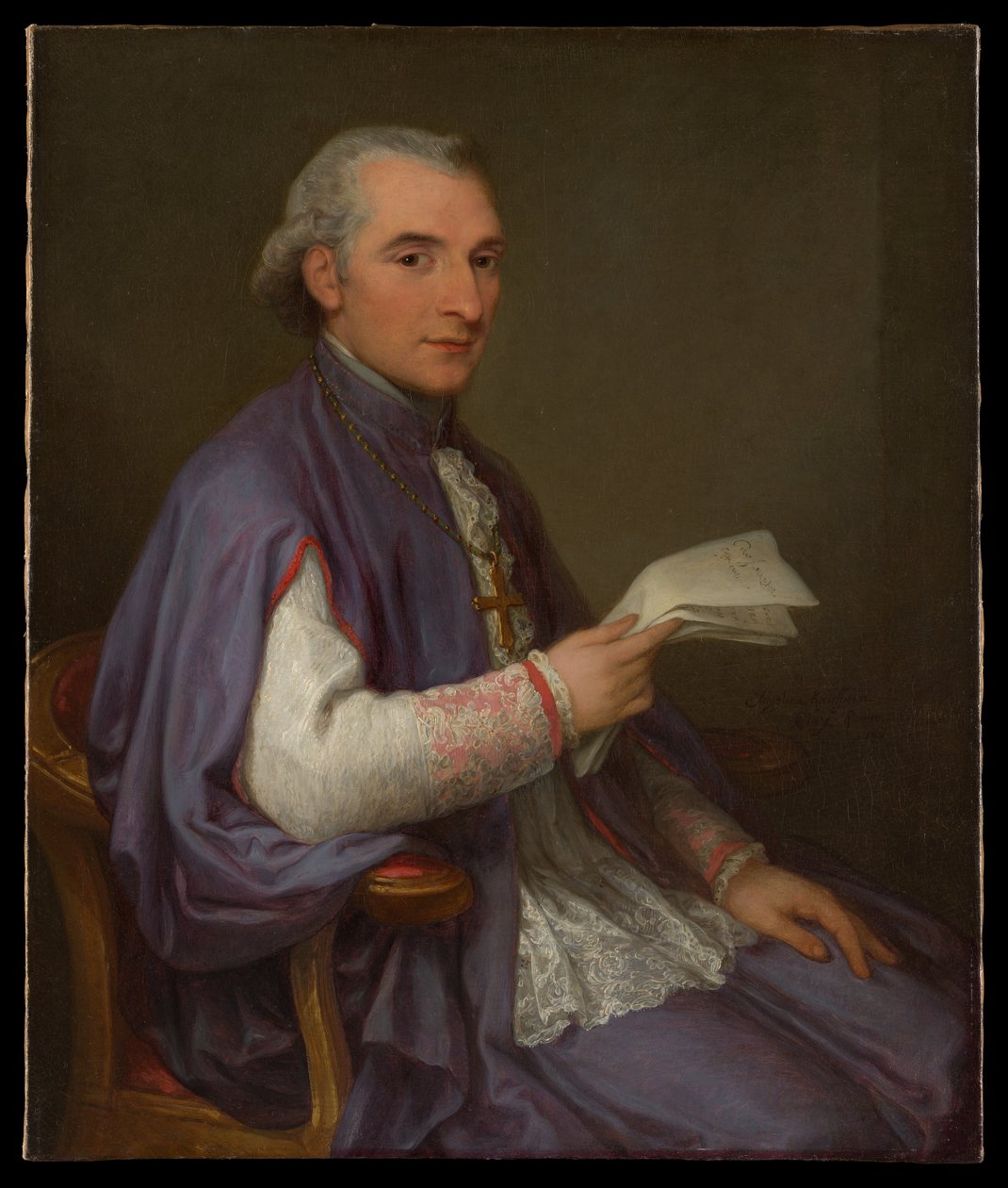 Monsignore Giuseppe Spina (1756–1828) av Angelica Kauffmann