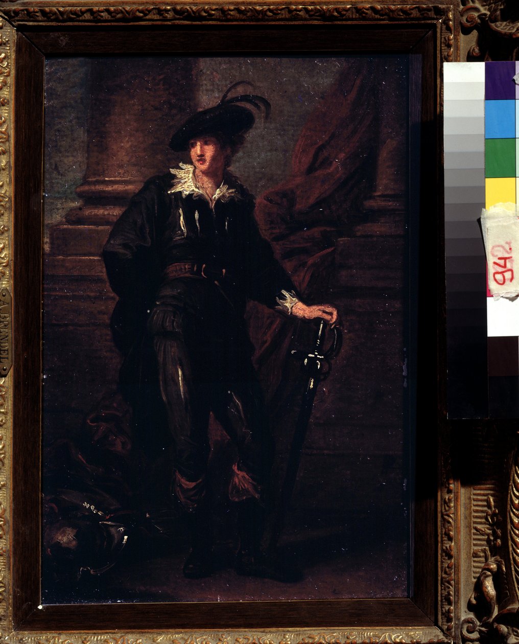 Porträtt av John Baker-Holroyd (Baker Holroyd), Earl of Sheffield (1735-1821). Målning av Angelika Kauffmann (Angelica Kauffmann av Angelica Kauffmann