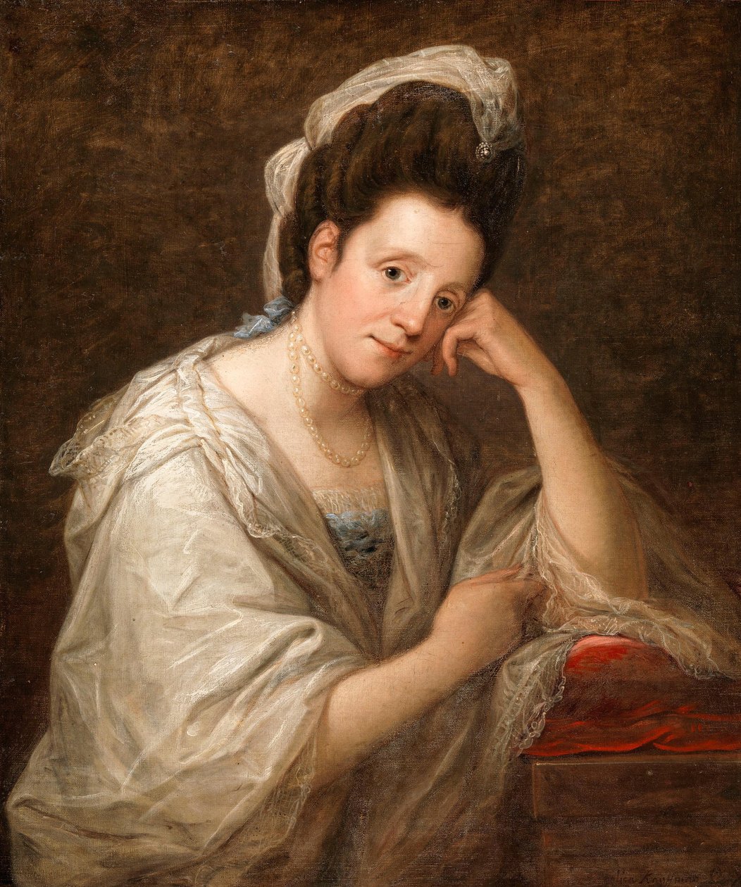 Porträtt av fru Helen (Dorothea Daniel) (d. 1806) av Angelica Kauffmann