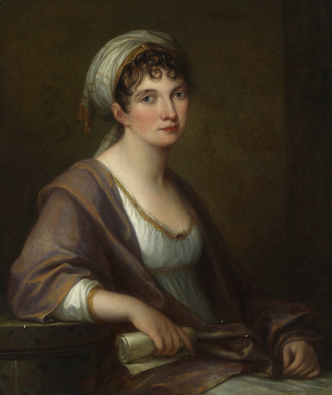 Porträtt av prinsessan Franziska von Kaunitz-Rietberg, född grevinnan Ungnad von Weissenwolf, 1805 av Angelica Kauffmann